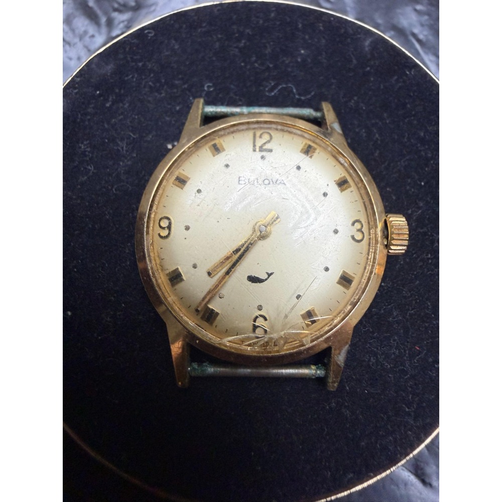 Vintage 1970 Bulova Sea King Mechanical Wristwatch A50101 Working As Is